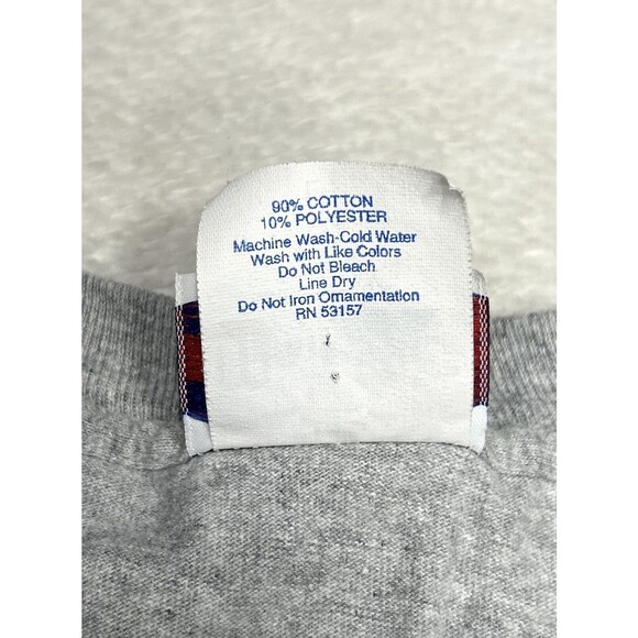 Vintage Majestic Cleveland Browns NFL Embroidered Gray T-Shirt Size Large Boxy - Picture 5 of 8